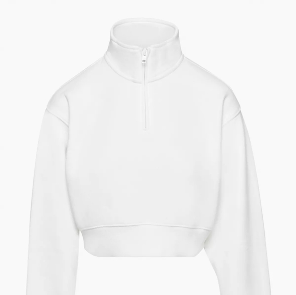 Tna Cozy Fleece Perfect 1/4 Zip Sweatshirt - Picture 4 of 6